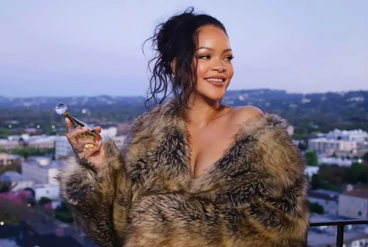 Rihanna smiling