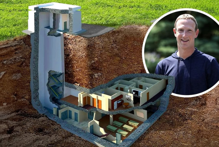 Mark Zuckerberg underground bunker construction