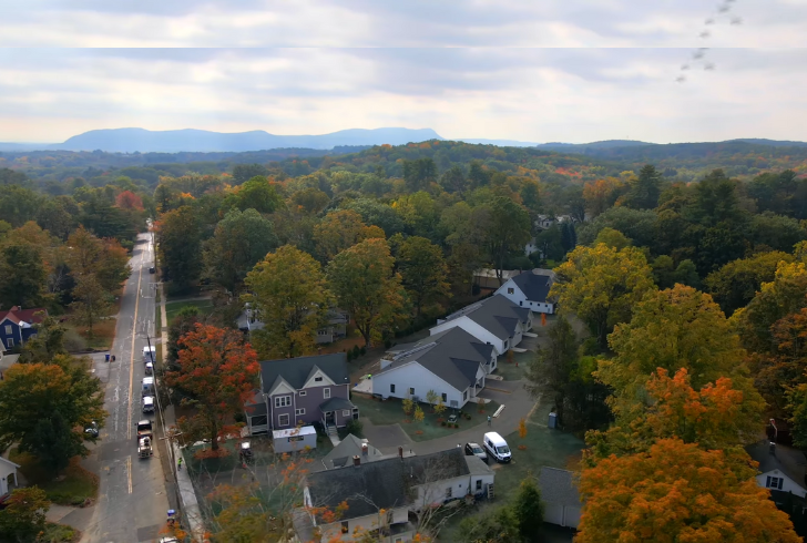 Florence village in summer season